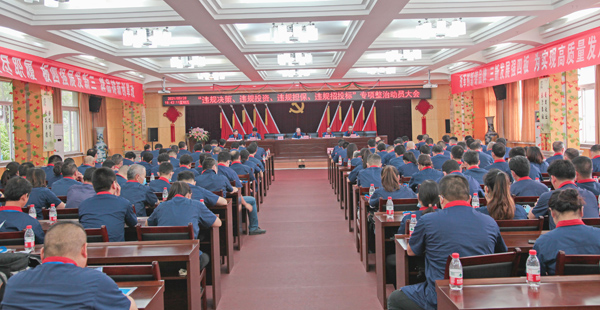 公司召開“違規決策、違規投資、違規擔保、違規招投標”專項整治動員大會