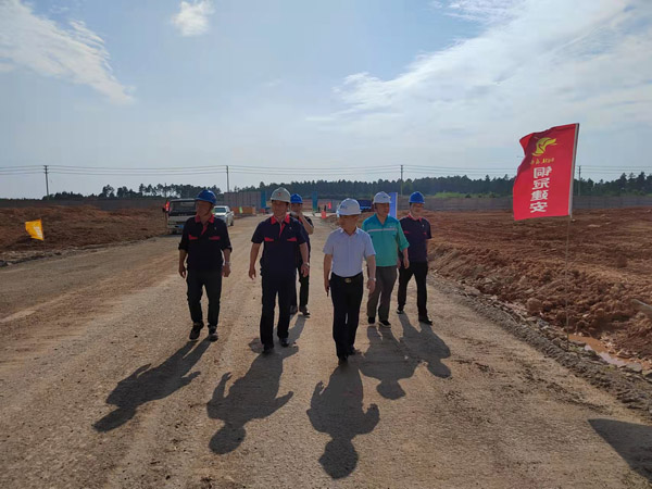 公司副總經理到江西鑫科環保項目調研 公司副總經理到江西鑫科環保項目調研