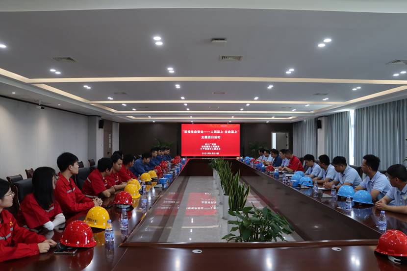 公司團(tuán)委組織開展“珍視生命安全--人民至上 生命至上”主題團(tuán)日活動 公司團(tuán)委組織開展“珍視生命安全--人民至上 生命至上”主題團(tuán)日活動