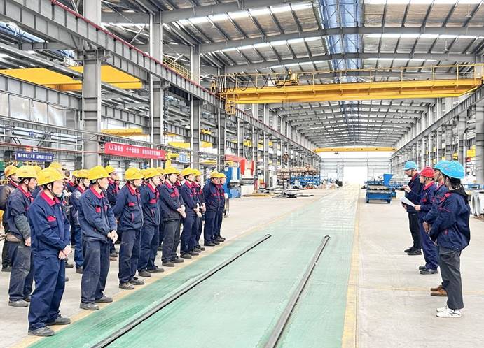 鋼構公司開展防災減災日活動